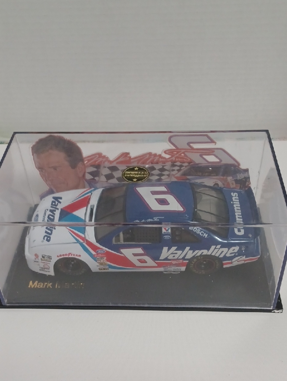 Mark Martin Thunderbird /Red  White Blue Nascar #6 Valvoline/hamilton Collect.